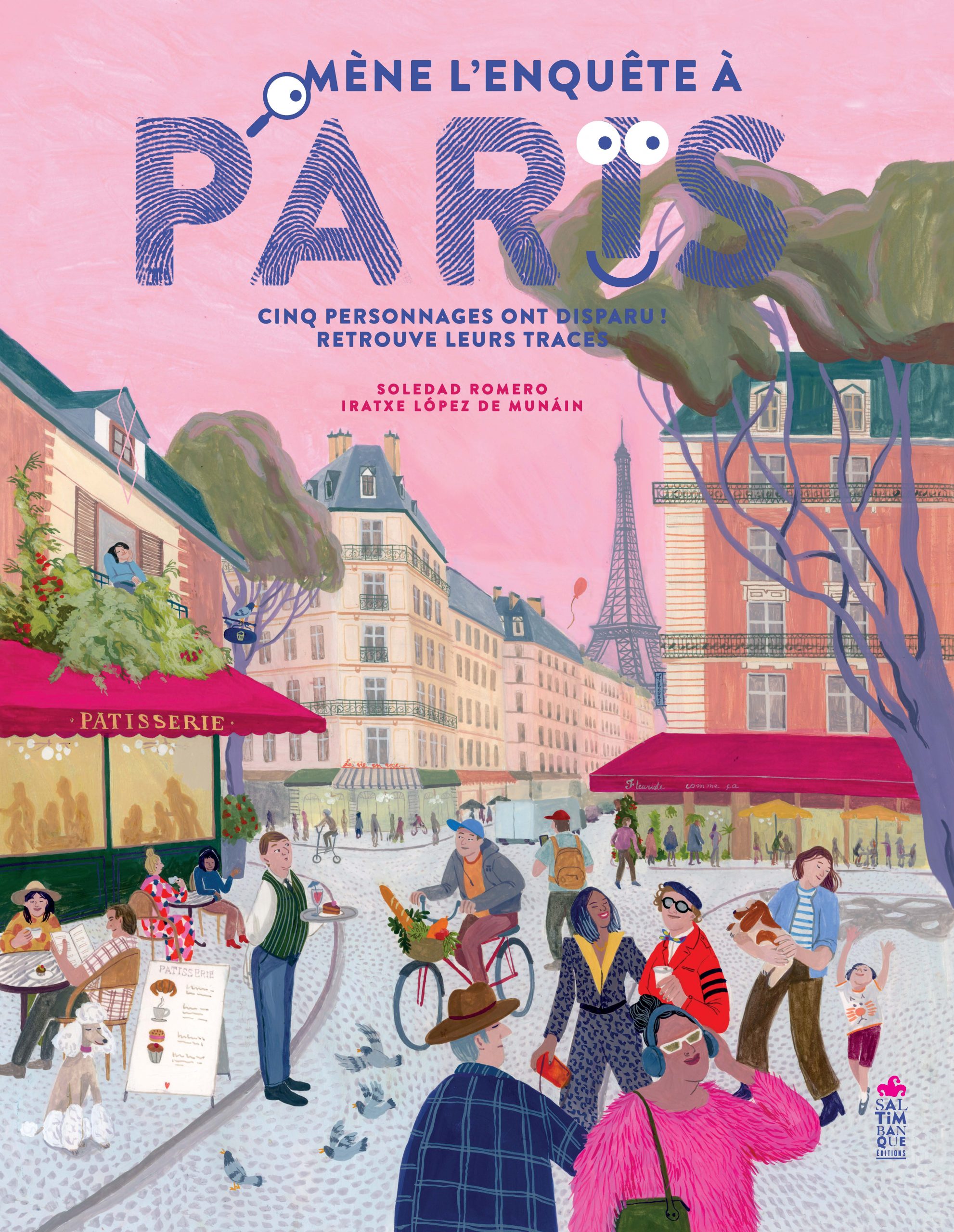 couverture du livre "Mène l'enquête à Paris"